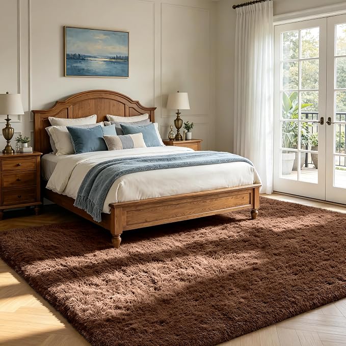 Shag Area Rugs for Bedroom Living Room, Indoor Carpet Plush Rugs for Living - Image 4