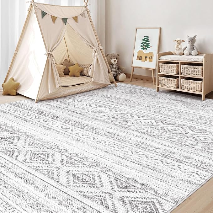 cotiled 6x9 Area Rugs Living Room Rug: Washable Boho Rugs - Image 7