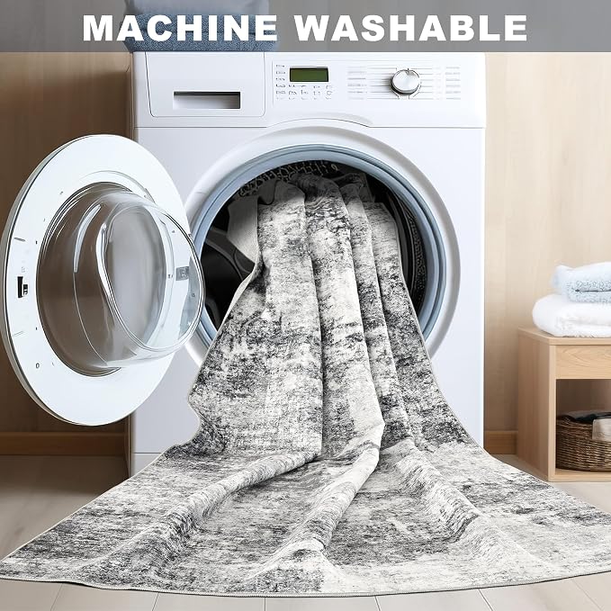 DMOYEST 9x12 Area Rug for Living Room, Washable & Non Slip Large Indoor Carpet - Image 7