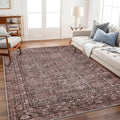 CHAMPLANT Area Rug 5'x7' Washable Rug Traditional Floor Cover Thin Retro by CHAMPLANT