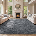 9X12 Large Area Rugs for Living Room Bedroom, Big Shag Rug for Bedroom Dorm by Boshengya