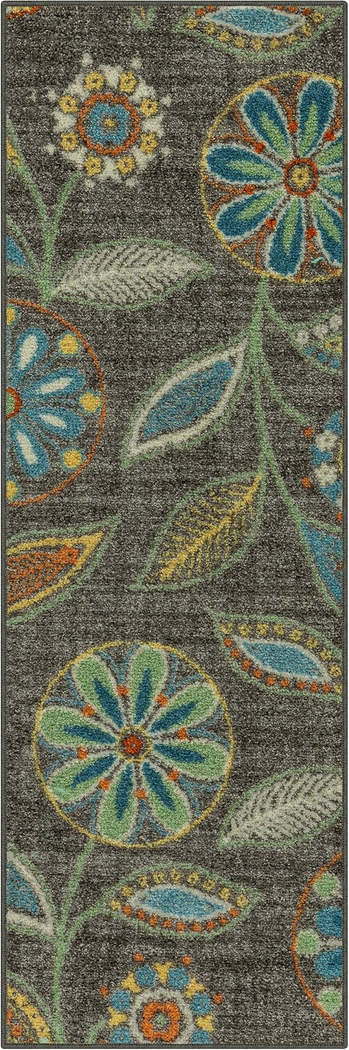 Maples Rugs Reggie Floral Runner Rug by MaplesRugs