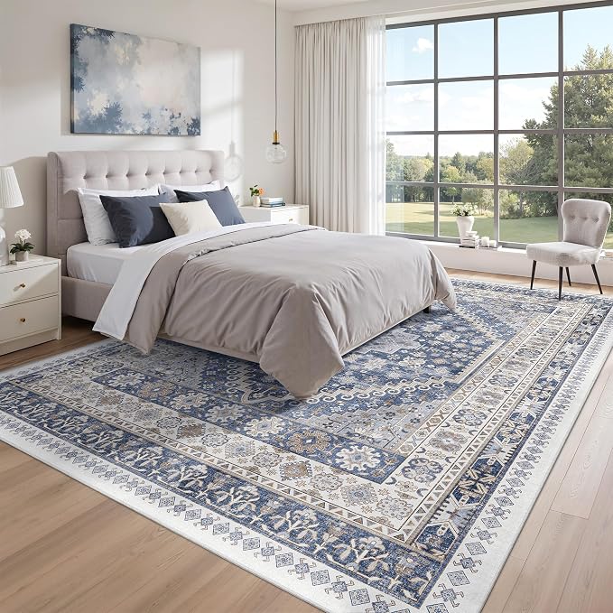 zesthome 8x10 Area Rugs for Living Room, Non-Slip Backing Washable Rugs - Image 9