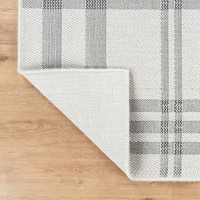 CAMILSON Easy Jute Rug 2x3, Indoor Outdoor Off-White Color Fiber Area Rugs - Image 6