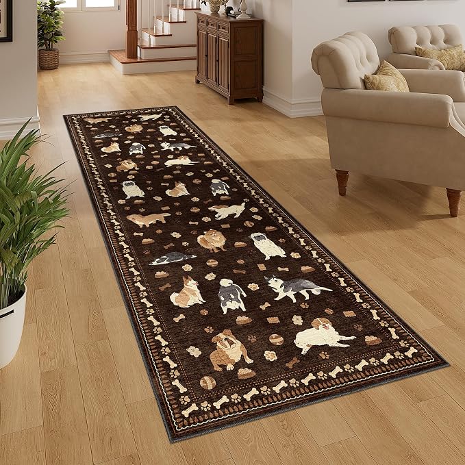 DUKINO 2.6x8 Washable Runner Rug - Image 3