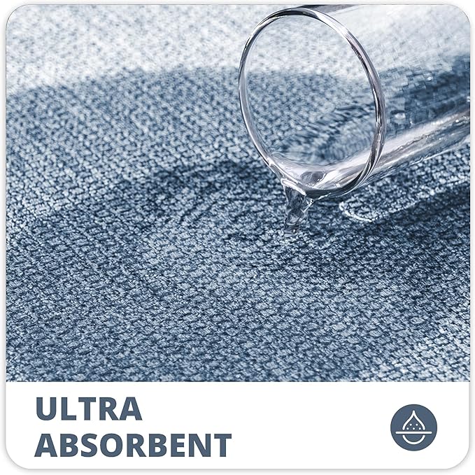 Bosap Bath Mat, Ultra Thin Bathroom Runner Rugs, Large Bath Mats - Image 3