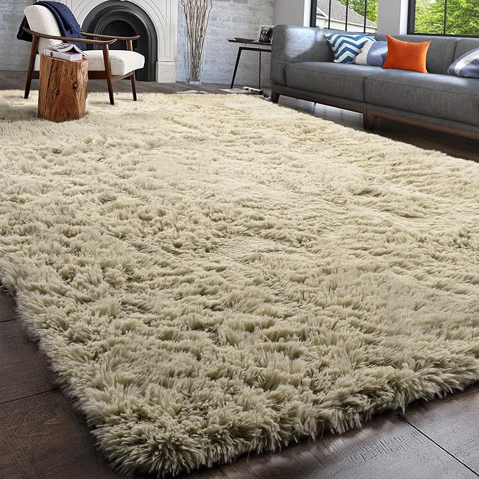 PAGISOFE Fluffy Large Living Room 5x7 Area Rugs, Fuzzy Shag Shaggy Rug Soft - Image 9