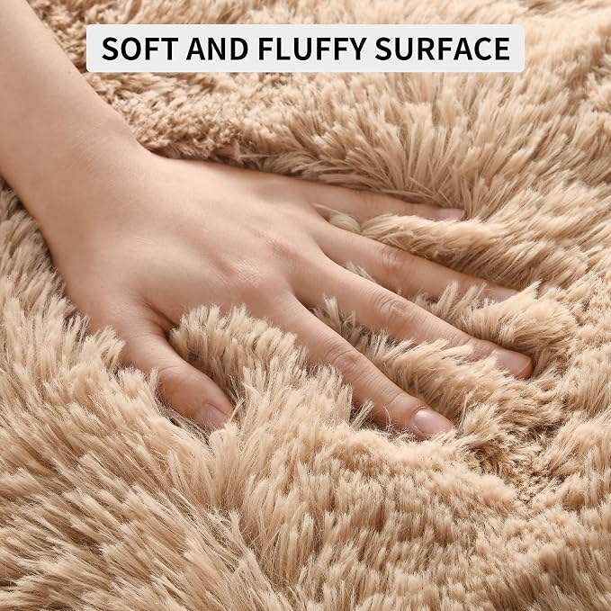 Tepook Area Rugs 9x12 for Living Room, Super Soft Fluffy Rugs for Bedroom - Image 6