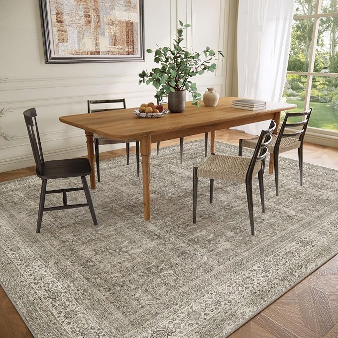 palohom 10x14 Area Rug Washable Rugs: Living Room Rug Stain Resistant Non Slip - Image 5