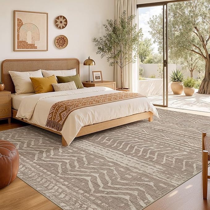 Nakagishi Area Rug Living Room Rugs: 12x18 Large Soft Machine Washable Boho - Image 6