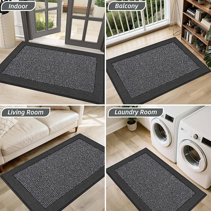 BEQHAUSE Indoor Door Mat 36" x 60", Dirt Trapper Door Mats Non-Slip Entryway - Image 8