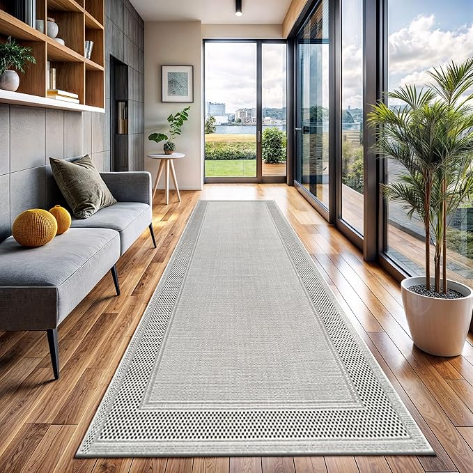 CAMILSON Easy Jute Rug 2x7, Indoor and Outdoor Off-White Runner Rug by CAMILSONIndoorOutdoorAreaRugs