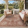 GENIMO Outdoor & Indoor Area Rug 5'x8', Waterproof, Non-Shedding, Easy Cleaning by GENIMO