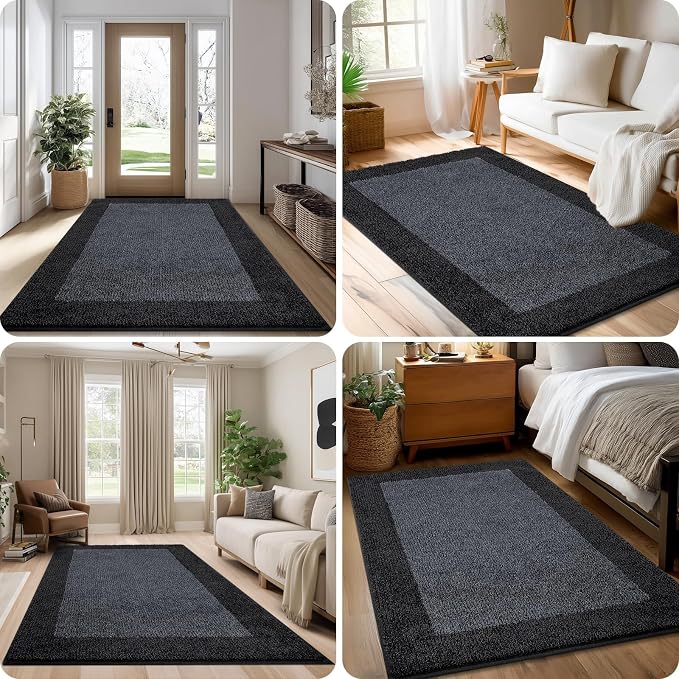 Washable Area Rug 36" x 36", Non Slip Kitchen Rug - Image 5