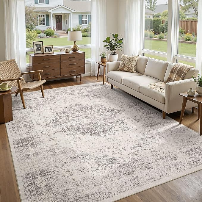 UERMEI 10x12 Area Rug Living Room Rugs - Image 5