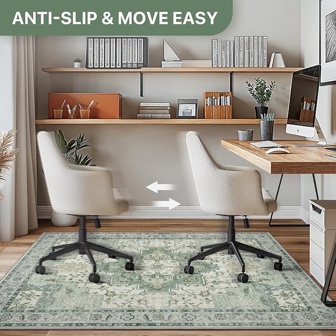 36"x48" Office Chair Mat for Hardwood Tile Floor, Under Desk Carpet Protector - Image 5