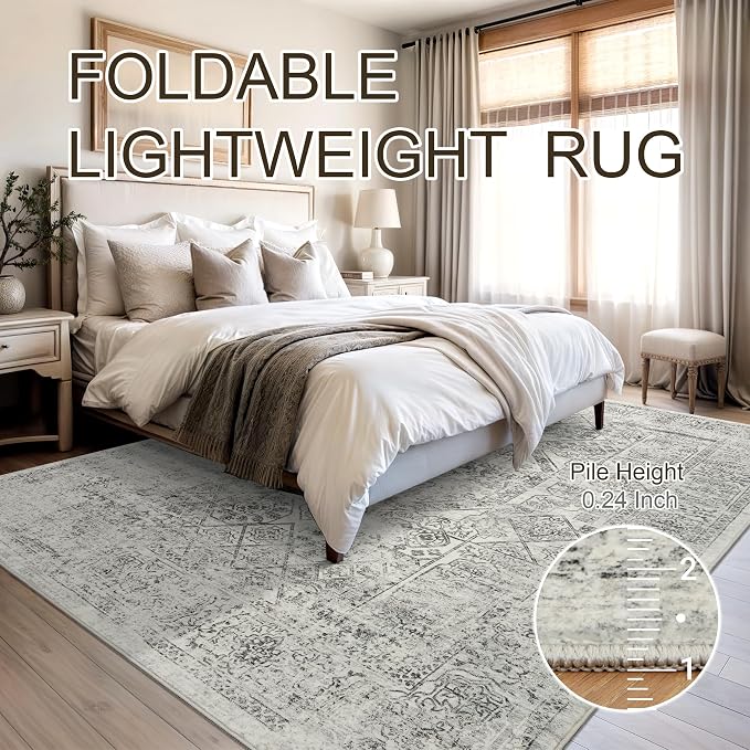 Soalmost Washable Area Rug 8x10 - Image 7