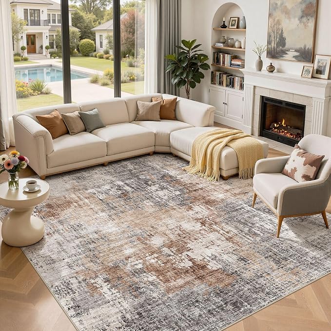DMOYEST Square Area Rug Living Room Rugs - Image 3