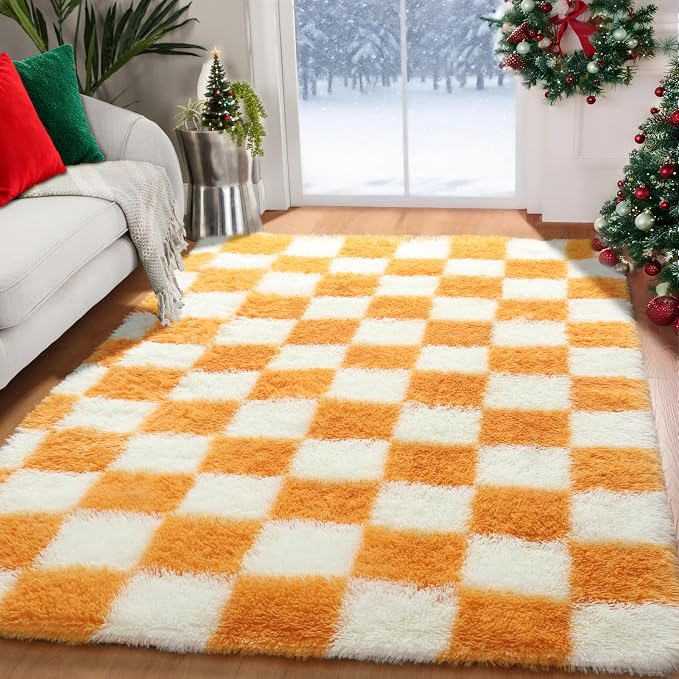 KICMOR 4x6 Rugs for Bedroom Living Room, Furry Plush Soft Rug for Kids Boys - Image 8
