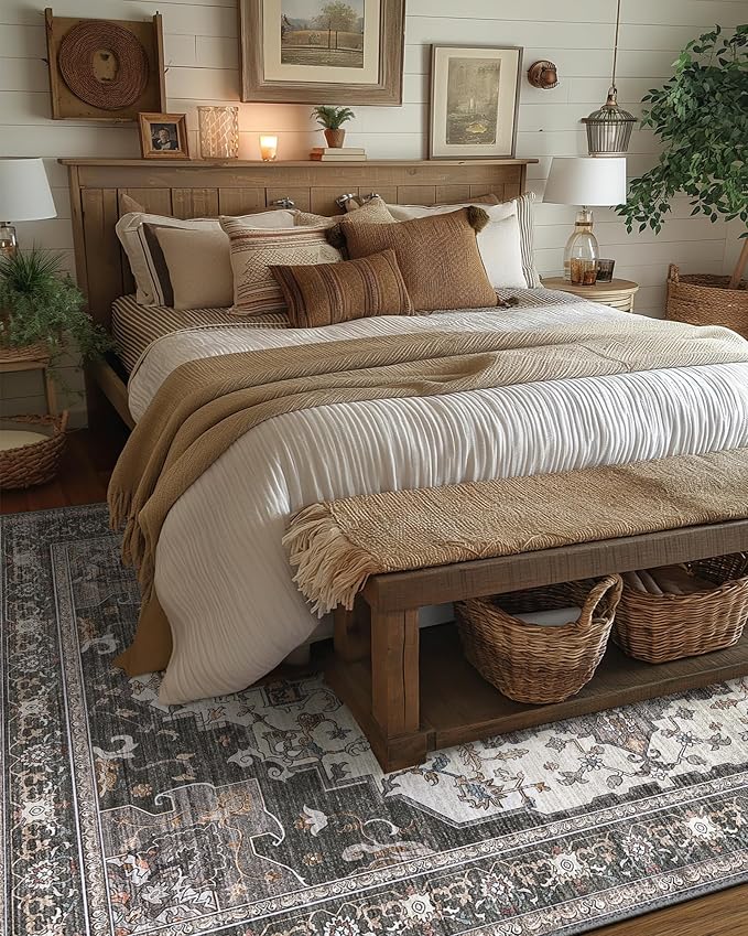 BEIMO Area Rugs 10x14 for Living Room Bedroom, Modern Modern Vintage Boho - Image 3