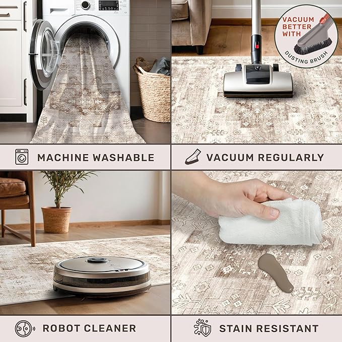 Boho Bathroom Rugs - Image 4