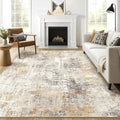 LOONGRUG 7x9 Area Rug Living Room: Machine Washable Large Abstract Soft Rugs by LOONGRUG