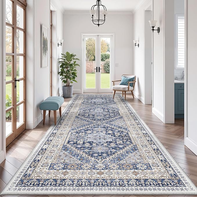 zesthome 4x12 Runner Rug for Hallway, Low-Pile Wide Runner for Entryway - Image 3