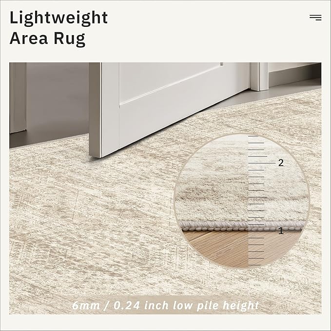 Soalmost 4x10 Wide Hallway Runner Rug: Washable Soft Rug Runners - Image 7