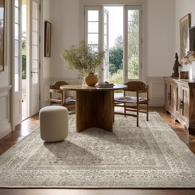 palohom 10x14 Area Rug Washable Rugs: Living Room Rug Stain Resistant Non Slip - Image 6