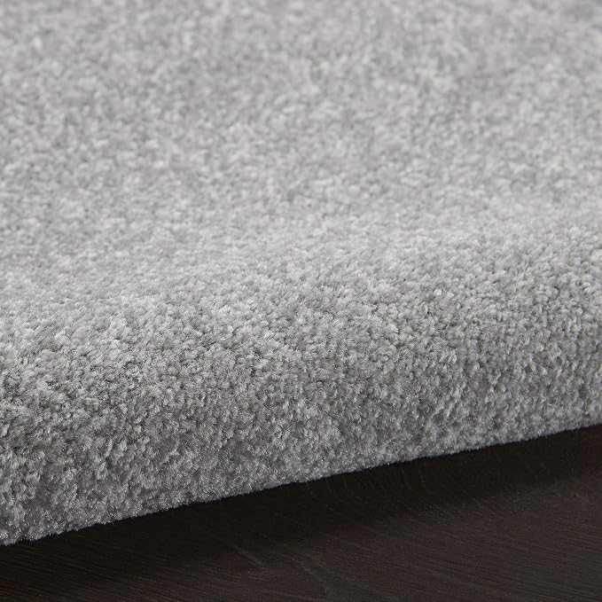Nourison Home Nourison Essentials Silver Grey 8' x Round Area Rug - Image 10