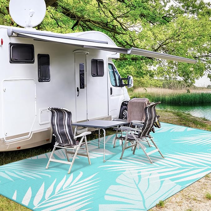 GENIMO Outdoor Rug 10' x 14' Waterproof - Image 4