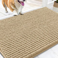 OLANLY Dog Door Mat for Muddy Paws 30x20, Ultra Absorbent Chenille Mud Doormat by OLANLY