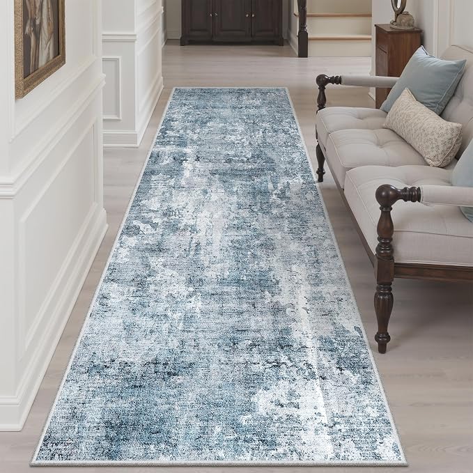 Soalmost Runner Rug 3x8 Washable Non-Slip Hallway Runner Rugs - Image 2