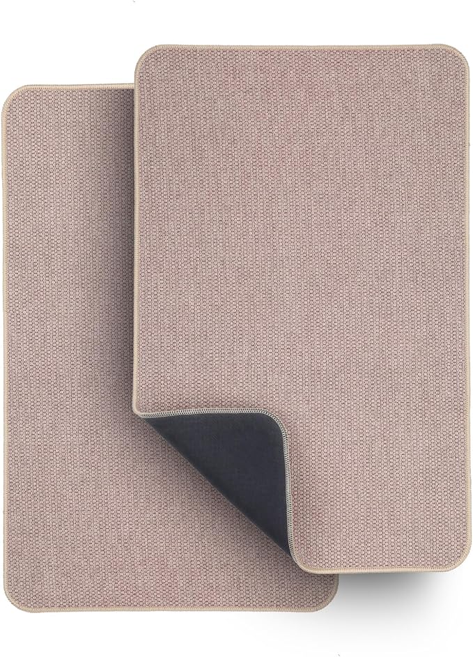 Bath Mat, Ultra Thin Bathroom Rugs, Rubber Bath Mats by BosapDirect