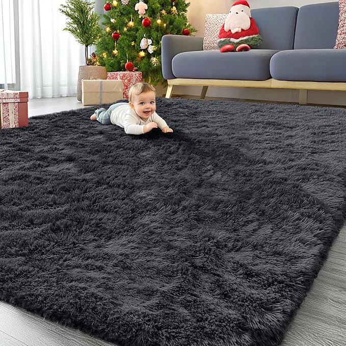 OLANLY 8x8 Machine Washable Large Area Rugs by OLANLY