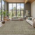 Rugxara 9x12 Area Rugs for Living Room Bedroom, Large Washable Rug, Vintage by Rugxara
