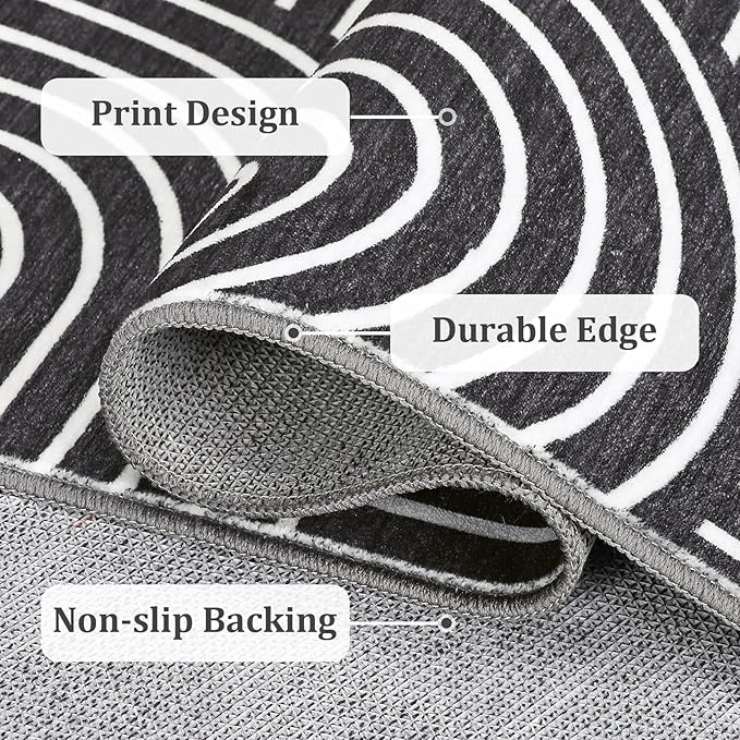 ROYHOME Washable Rug 4x6 Area Rugs - Image 8