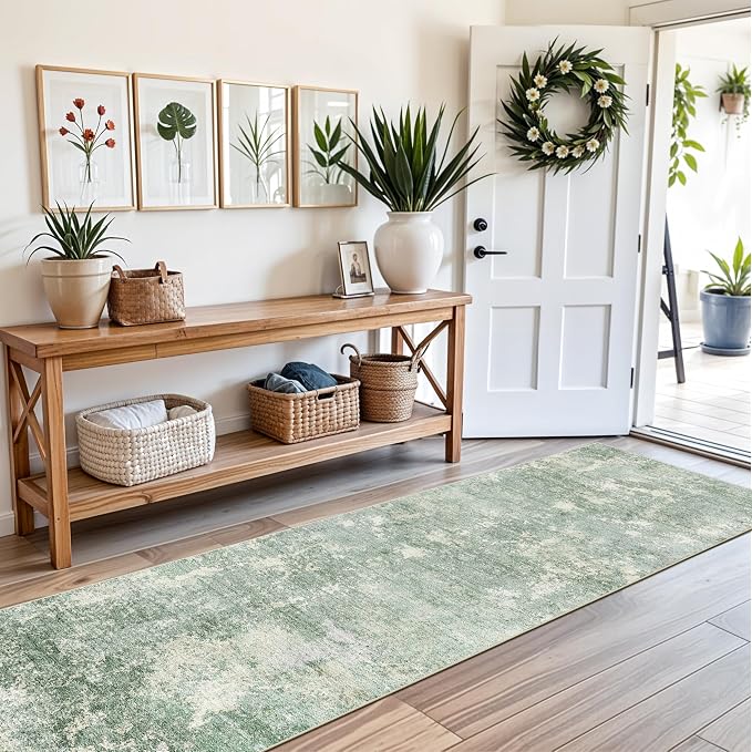 3x10 ft Long Hallway Runner Rug – Non-Slip Washable Kitchen Floor Rug - Image 4