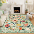 DUKINO 5x7 Area Rug, Floral Rugs by DUKINO