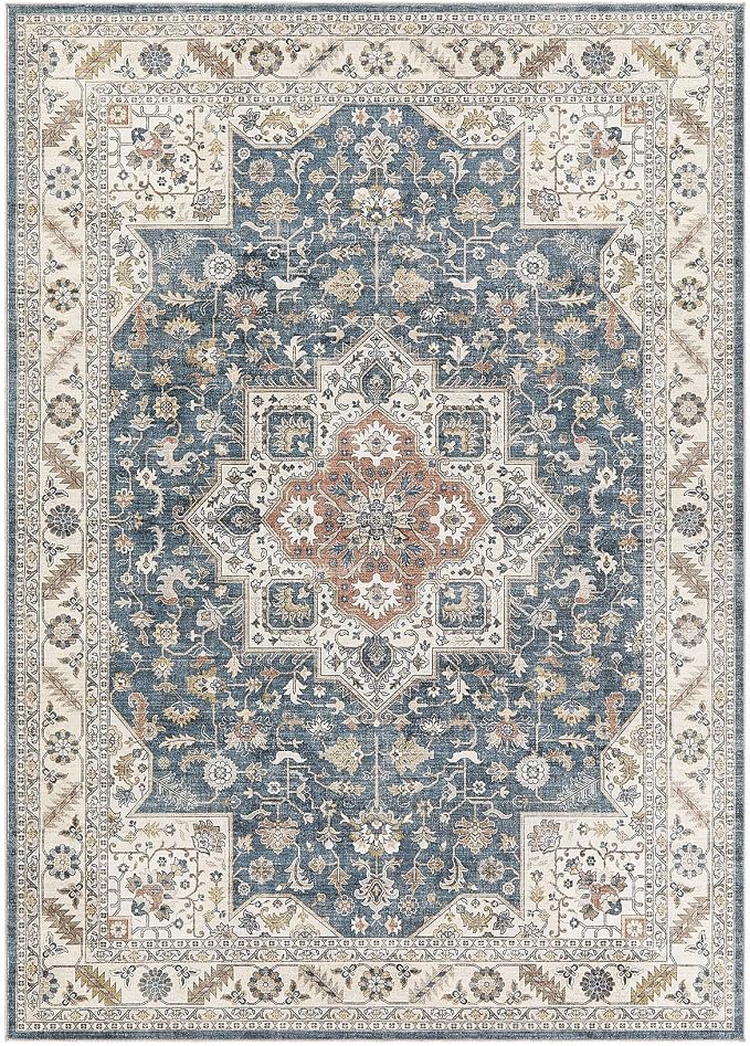 Vintage Living Room Area Rug 5x7 - Image 10