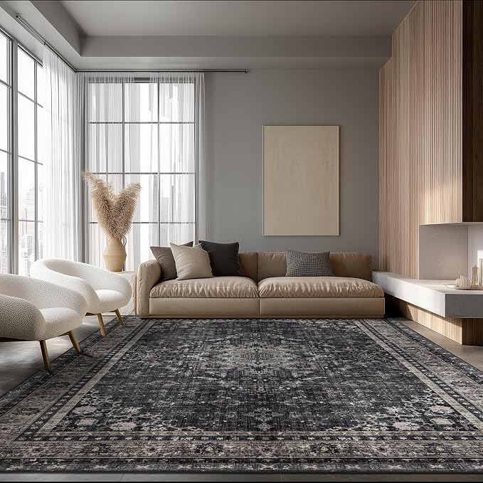 Ruaruarug Washable Area Rug 8x10 by Ruaruarug