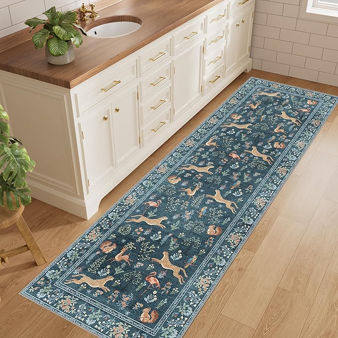 DUKINO 2x6 Rug for Hallway, Washable Kitchen Runner Rug - Image 3