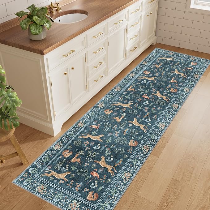 DUKINO 2x10 Rug for Hallway, Washable Kitchen Runner Rug - Image 3
