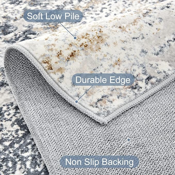 DMOYEST Square Area Rug Living Room Rugs - Image 8