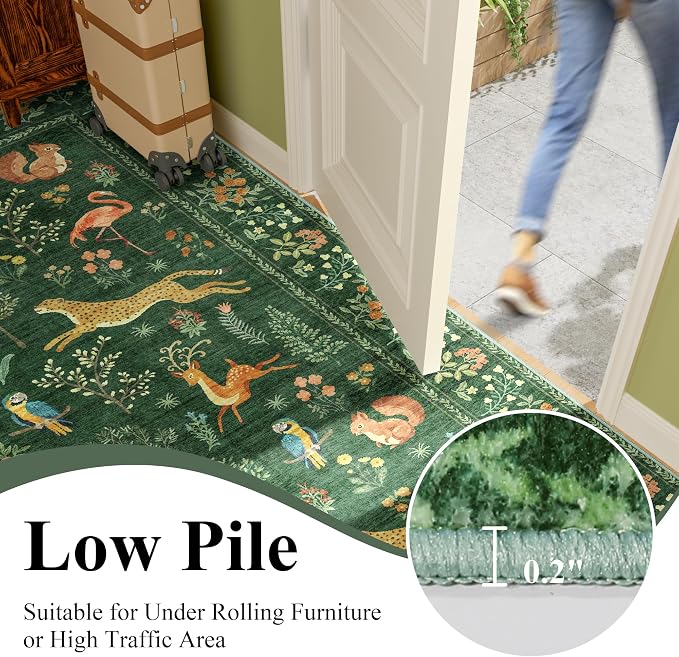 DUKINO Runner Rug, 2x8 Boho Kitchen Rug - Image 7