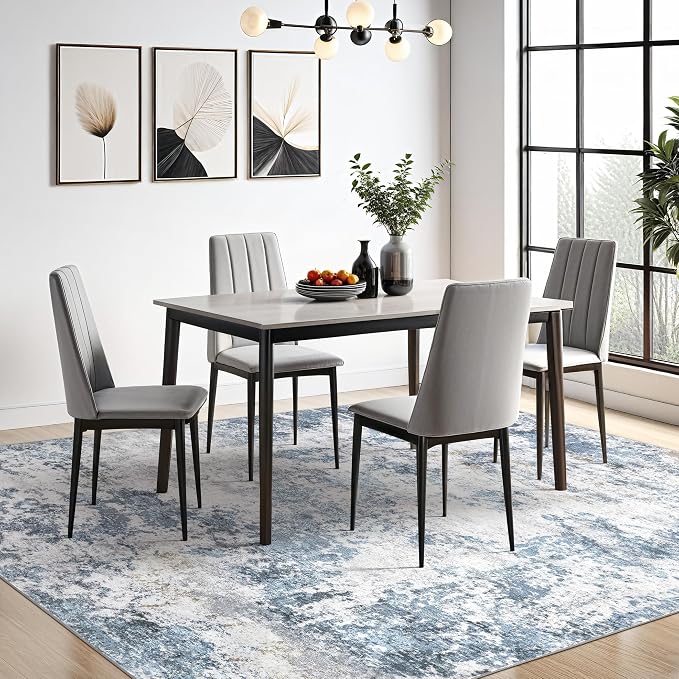 DMOYEST 9x12 Area Rug for Living Room, Washable & Non Slip Large Indoor Carpet - Image 3
