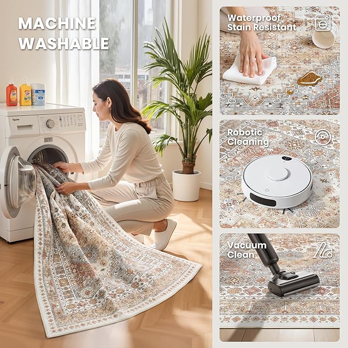 zesthome 3x14 Washable Runner Rug - Image 6