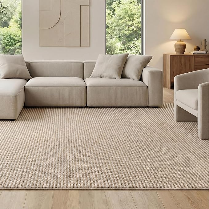 Bedsure 5x7 Faux Wool Area Rugs by Unknown