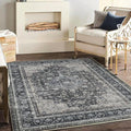 CHAMPLANT Washable Area Rug 4'x6' Traditional Floor Cover Foldable Thin Rugs by CHAMPLANT