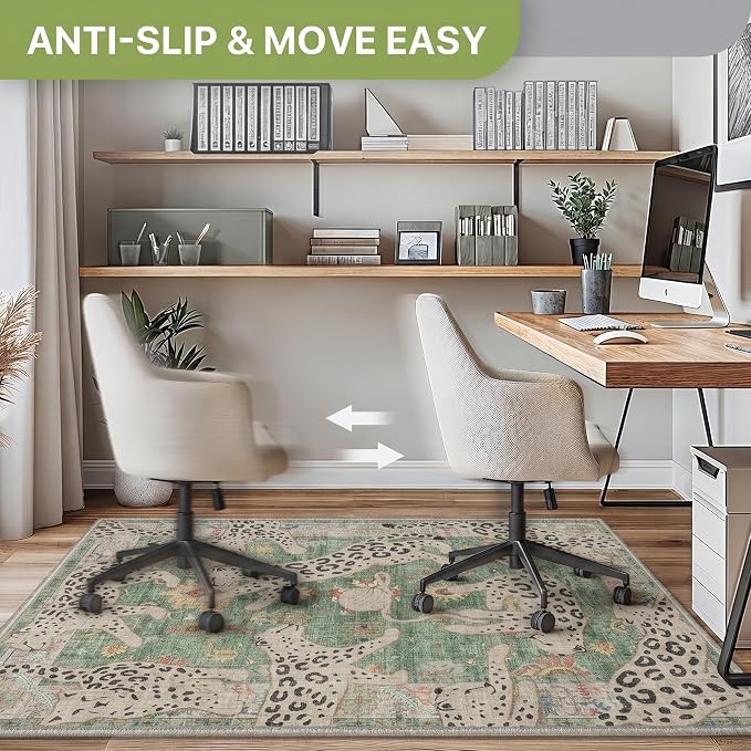 48"x60" Office Chair Mat for Hardwood Tile Floor, Under Desk Carpet Protector - Image 3